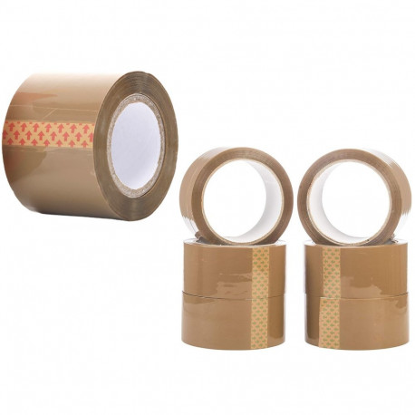 Pakiteip 48MM*50M 54Yd sünteetilisest kummist, tugev, pruun