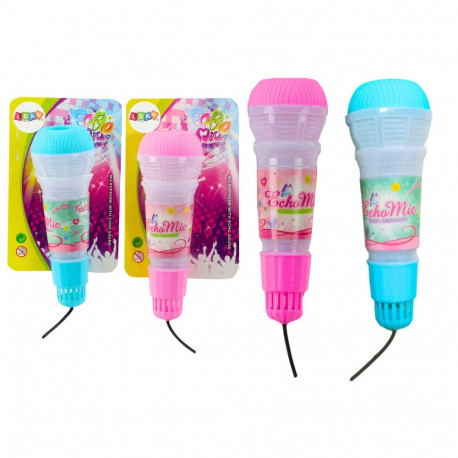 laste mikrofon kajaefekt valgusega roosa sinine