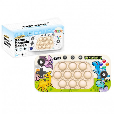 Gra Zręcznościowa Konsola Pop It 4 Tryby Gry Dinozaury