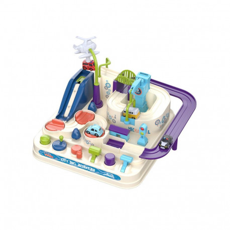 Tor Przeszkód Interaktywny Parking Dla Dzieci Cztery Autka