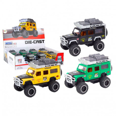 Samochód Terenowy Guard 1:32 Metalowy Napęd Światła Dźwięki