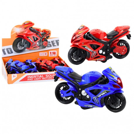 mototsikkel sportlik hõõrdeajamiga valgus ja heli 2 värvi