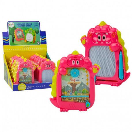 tablica joonistamiseks mäng tasku 2in1 dinosaurus roosa