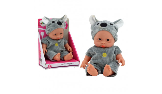 väike beebinukk hall riietus müts koala