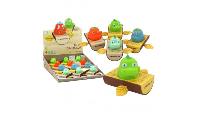 nööriga vannimänguasi dinosaurus paadis