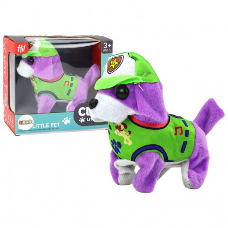 plusš koer interaktiivne loomake kõnnib haugub lilla