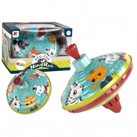 metallist keerlev loomakestega traditsiooniline mänguasi