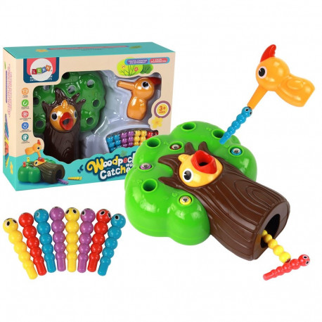 Gra Zręcznościowa Magnetyczna Złap Robaczka Nakarm Ptaszka