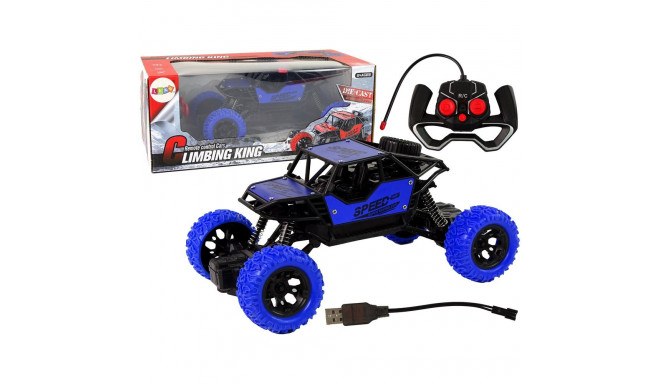Auto Zdalnie Sterowane Terenowe R/C 1:18 Niebieskie