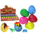 Wykluwające się Magiczne Jajko Dinozaura Rosnące 4 cm Kolory
