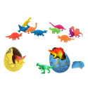 Wykluwające się Magiczne Jajko Dinozaura Rosnące 4 cm Kolory