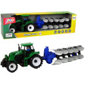 Zielony Traktor z Pługiem Farma