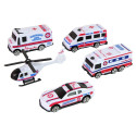 Zestaw Autek Resoraki Pojazdy Straż Pożarna Ambulans