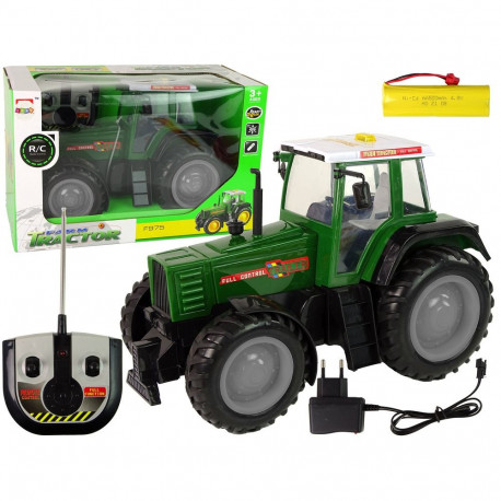 Zielono-Czarny Traktor R/C Zdalnie Sterowany 38 cm