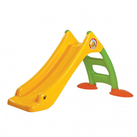 Zjeżdżalnia Ogrodowa Dla Dzieci 3-Stopniowa Drabinka Żółta 130cm 424