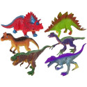 Figurki Dinozaury Kolorowe 6 Sztuk