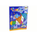 Układanka Tangram 7 Magnetycznych Klocków Puzzle Kolorowe
