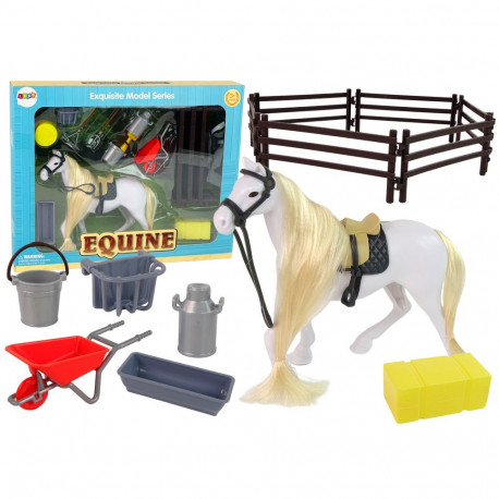 figuur hobuse hobune kammimiseks tarvikud aedik