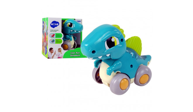 Dinozaur Na Kółkach Niebieski Figurka Spinosaurus