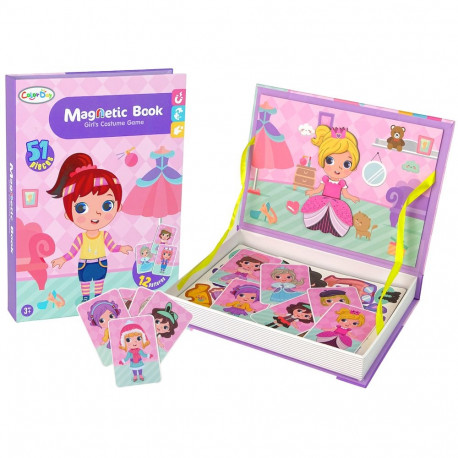 "Magnetiline pusleraamat kostüümide proovimine"