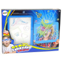 Magiczna Podświetlana Tablica 3D Okulary Niebieska