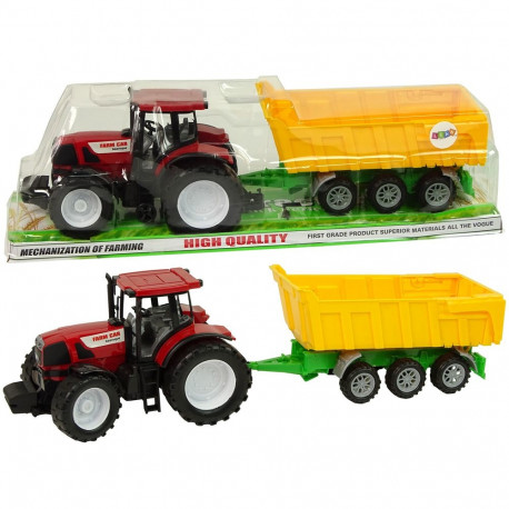 Traktor Wywrotka Żółta Ciągnik 50 cm