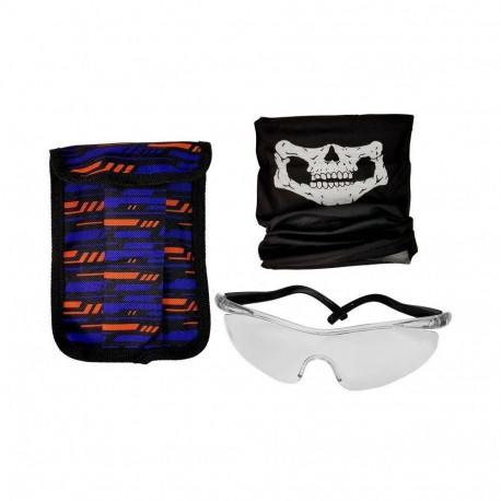 politseinik komandori kostüüm padrunid prillid rätik vest