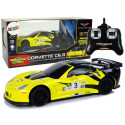 Auto Sportowe R/C 1:24 Corvette Żółte C6.R 2.4 G Światła