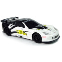 Auto Sportowe Wyścigowe R/C 1:24 Corvette C6.R Biały 2.4 G Światła