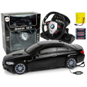 Auto Zdalnie Sterowane BMW M3 Czarny 2,4 G Pilot Kierownica 1:18 Dźwięk Światła