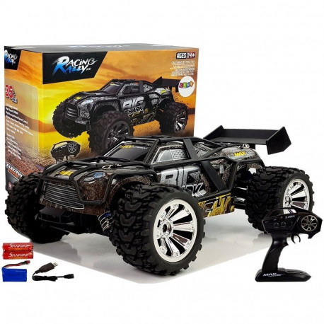 auto off-road pruun-kollane 2.4G 1:18 35 km/h kiiruse kontroll