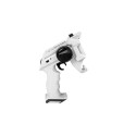Pistolet Wyrzutnia Autko 2 w 1 Zdalnie Sterowany Piankowe Krążki Biały 2,4 G