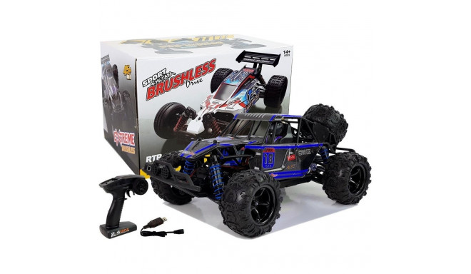 Auto terenowe buggy kaugjuhitav 1:18 sinine ENOZE 9303E 45 km/h