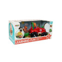 Traktor z Przyczepką, Zwierzętami Dla Niemowląt na Baterie Światła Dźwięk