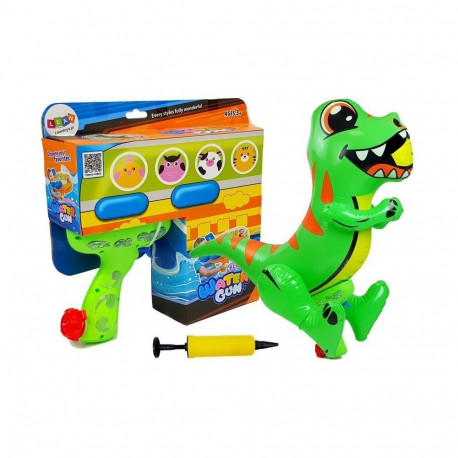 suur täispuhutav veepüstol dinosauruse kujundusega