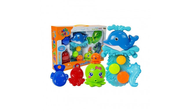 Zestaw do Kąpieli Delfinek Zwierzęta Morskie Plastikowe Wodospad