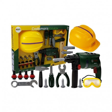 "tööriistakomplekt akutrell kaitseprillid kiiver"