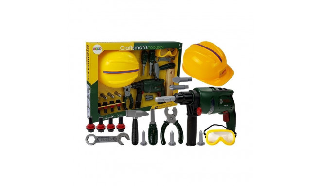 Zestaw Majsterkowicza Wiertarka na Baterie Okulary Ochronne Kask