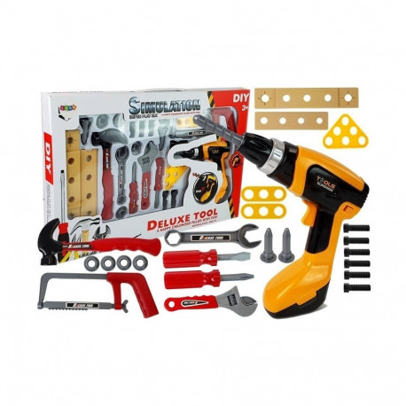 tööriistakomplekt meisterdajale 29-osaline puur vasar saag