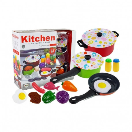 köögikomplekt nõud kokk 22 elementi