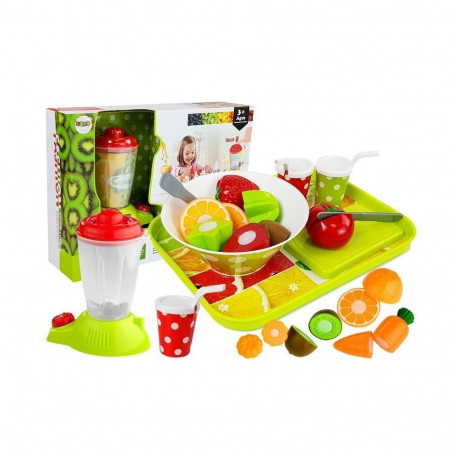 Zestaw Warzyw i Owoców z Blenderem na Baterie i Tacką