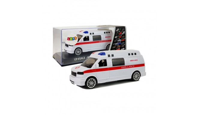 ambulans sireeni ja tuledega kiirabiauto