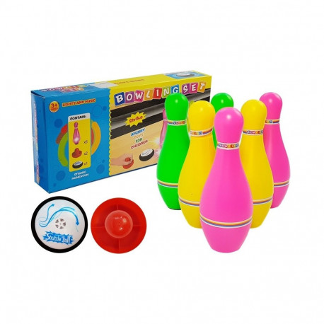 komplekt keeglimänguks värviline 6tk helendav