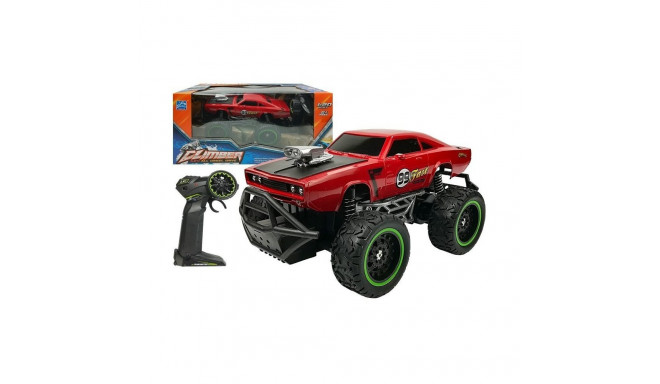 Auto Zdalnie Sterowane R/C 6.5 km/h Wysokie Koła Czerwone