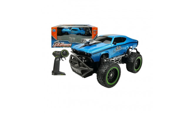 Auto Zdalnie Sterowane R/C 6.5 km/h Wysokie Koła Niebieskie