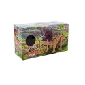 Dinozaur Triceratops Żółty Na Baterie