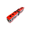 Autobus Przegubowy z Napędem Frykcyjnym Czerwony