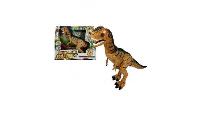 Dinozaur Tyranozaur Porusza się Ryczy Świeci