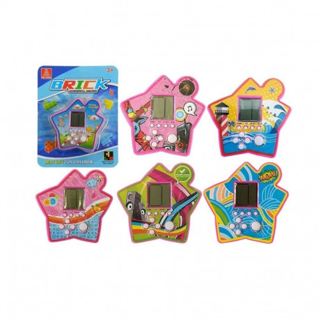 Gra Elektroniczna Kieszonkowa Tetris Gwiazdka Fioletowy