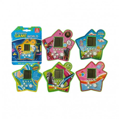 Gra Elektroniczna Kieszonkowa Tetris Gwiazdka Zielony